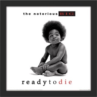 The Notorious B.I.G Ready To Die Framed Album Cover Print