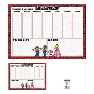Super Mario A4 Weekly Planner Desk Pad