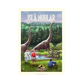 Isla Nublar Jurassic Park 30th Anniversary Wall Art