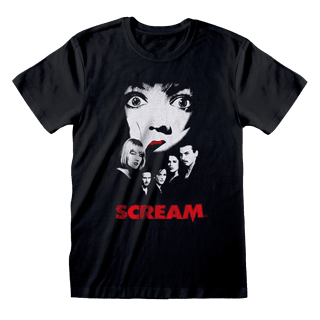 Scream Movie Poster Black Tee