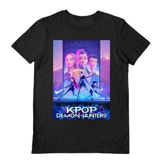 Poster K-Pop Demon Hunters Kids Black Tee