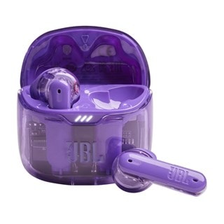 JBL Tune Flex Ghost Edition Purple Active Noise Cancelling True Wireless Bluetooth Earphones