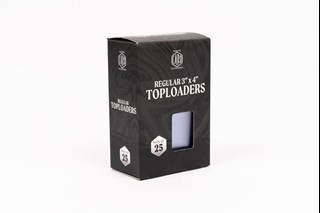 25 Regular 3" x 4" Clear Trading Card Toploaders