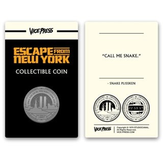 Escape From New York: Collector's Coin