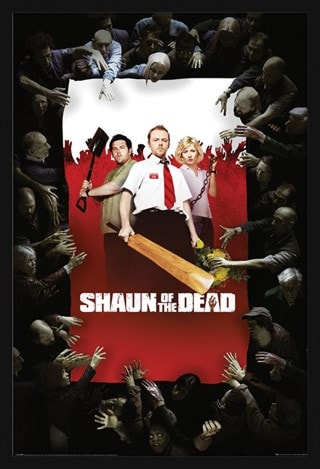 Key Art Shaun Of The Dead Framed Maxi Poster