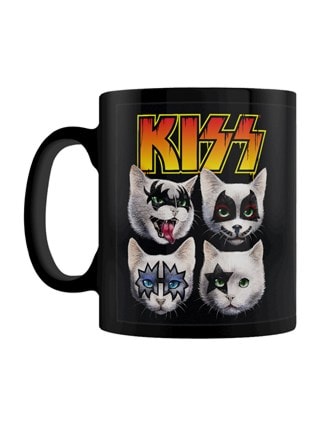 KISS X Horror Cats Black Mug