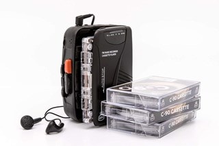 GPO Retro Black Portable Cassette Player