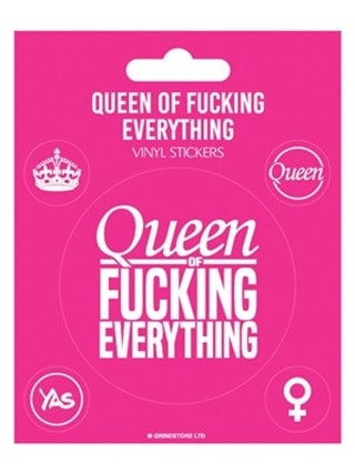 Queen Of Fucking Everything Sticker Set