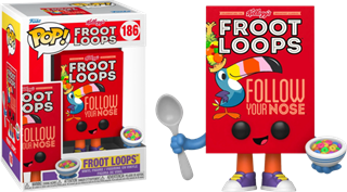 Froot Loops Cereal Box (186) Kelloggs Pop Vinyl