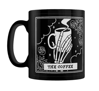 The Coffee Deadly Tarot Black Mug