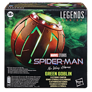 Green Goblin Electronic Pumpkin Spider-Man No Way Home Marvel Legends Series Hasbro Roleplay Gear