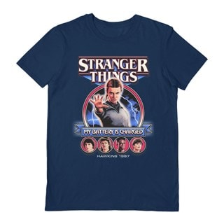 Battery Stranger Things 5 Navy Tee