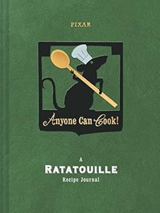Anyone Can Cook Ratatouille Recipe Hardback Notebook
