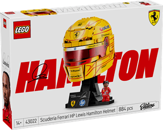 Lewis Hamilton Helmet Scuderia Ferrari F1 LEGO