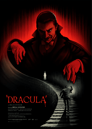Dracula Art Print By Benedict Woodhead