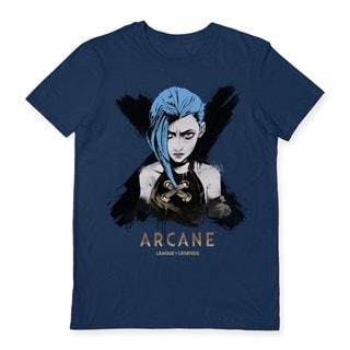 Jinx Portrait Arcane Blue Tee