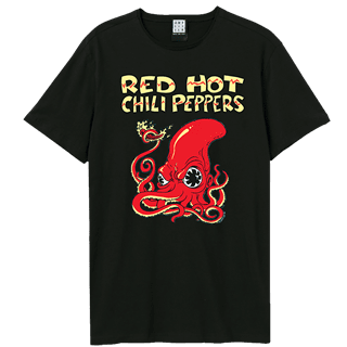 Red Hot Chili Peppers Fire Squid Black Tee