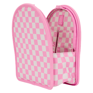 Pink Checkerboard Light-Up Loungefly Mini Backpack Insert Organizer