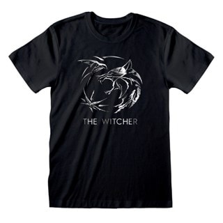 The Witcher Silver Ink Logo Tee
