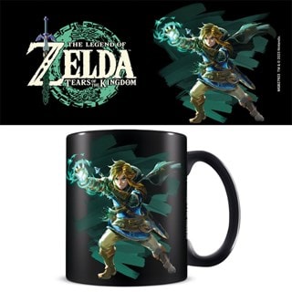 Sacred Power Legend Of Zelda Tears Of The Kingdom Black Mug