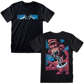 Silver Surfer Go Forth Fantastic Four Black Tee
