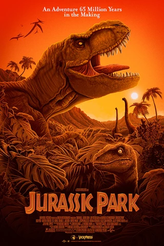 Jurassic Park Patrick Connan 61cm x 91cm Fine Art Poster