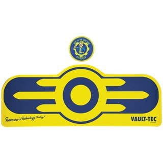Vault-Tec Fallout XL Desk Pad And Coaster Set