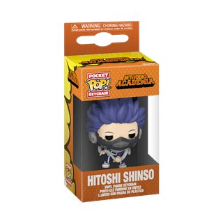 Hitoshi Shinso My Hero Academia Pop Vinyl Keychain