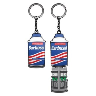 Jurassic Park Sliding Barbasol Can Keyring