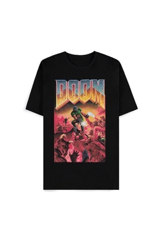 DOOM Classic Boxart Black Tee
