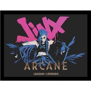 Jinx Landscape Arcane League of Legends Framed 30 x 40cm Print