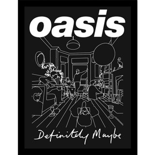 Definitely Maybe Oasis 30cm x 40cm Print | HMV Store