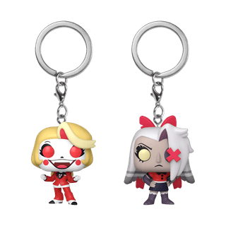 Charlie & Vaggie Hazbin Hotel Funko Pop Vinyl Keychain 2 Pack