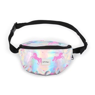 Silver Pink Unicorns Bum Bag