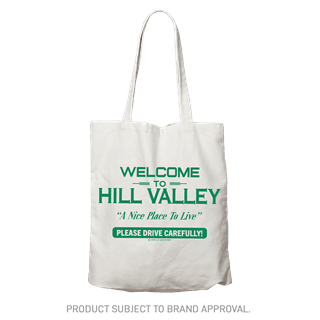 Hill Valley Back To The Future Tote Bag
