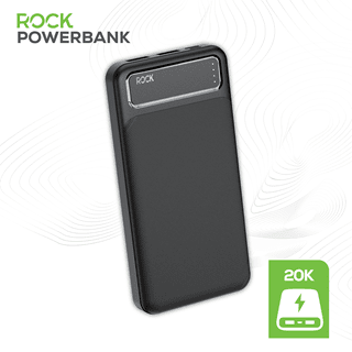 Rock Black 20000mAh Power Bank