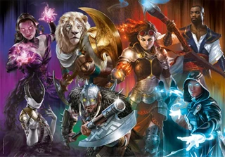 Magic The Gathering Collector Cube Box 500 Piece Jigsaw Puzzle