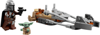 The Mandalorian & Grogu's Speeder Bike Star Wars LEGO