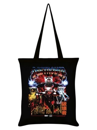 Destroyer KISS X Horror Cats Tote Bag