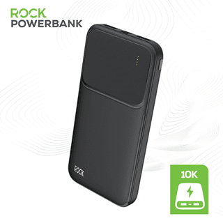 Rock Black 10000mAh Power Bank