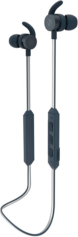 X by Kygo E4/1000 Navy Blue Bluetooth Earphones W/Mic