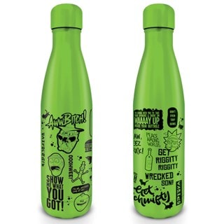 Rick & Morty: Quotes Metal Drink Bottle