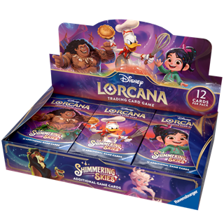 Disney Lorcana Trading Card Game Shimmering Skies Sleeved Booster Single Pack Trading Cards