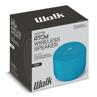 Walk Audio Atom Blue Bluetooth Speaker (hmv exclusive)