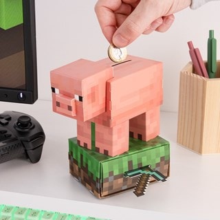 Pig Build Your Own Money Box Minecraft Construction Kit