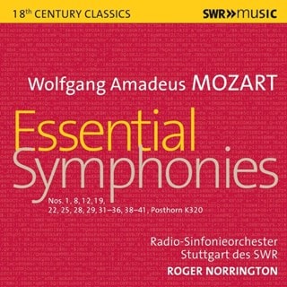 Wolfgang Amadeus Mozart: Essential Symphonies: Nos. 1, 8, 12, 19, 22, 25, 29, 31-36, 38-41, Posthorn