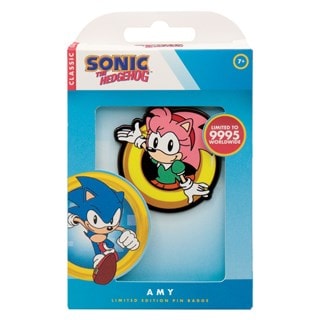 Sonic The Hedgehog Amy Pin Badge
