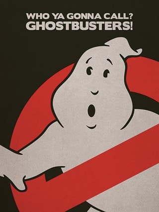 Logo Ghostbusters Canvas Print 60 x 80cm