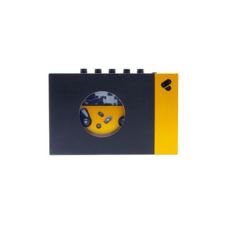 We Are Rewind Amy Black/Yellow Portable Bluetooth Cassette Player