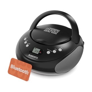 Oakcastle CD250 Black Bluetooth CD Player with FM Radio